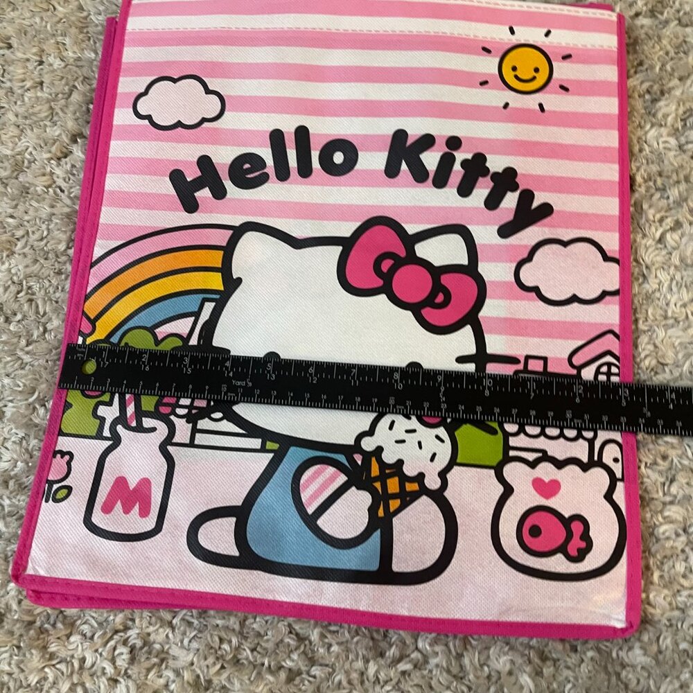 Hello Kitty Tote Bag Lot of 3 Pink Red Sanrio Reusable Shopper Bags - Picture 3 of 8